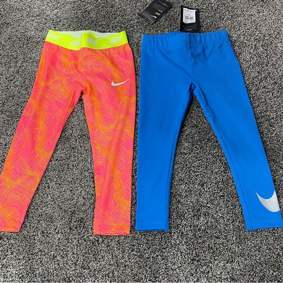 Nike Other - Girls Nike size 4 leggings - Set of 2. NWT